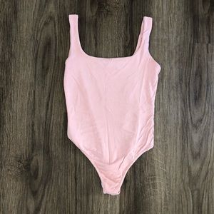 Light Pink Tank Top Bodysuit